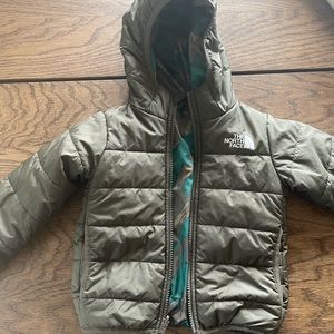 Toddler northface winter reversible jacket